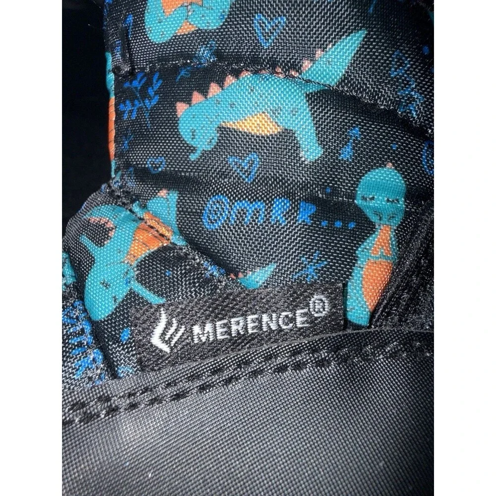 Merence Toddler Snow Boots Size 8 EUR 24 Dinosaurs Unisex Winter Dino